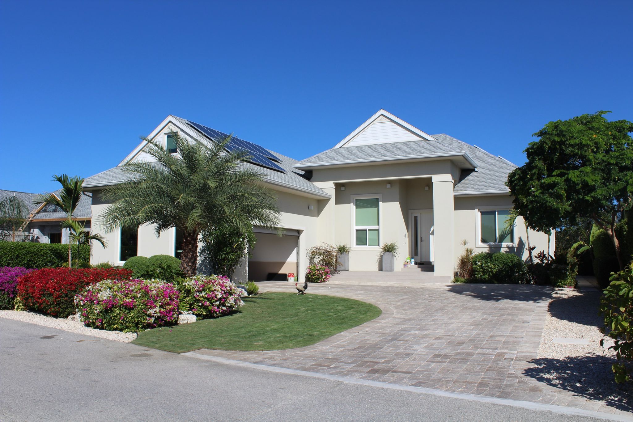 Completed solar installation